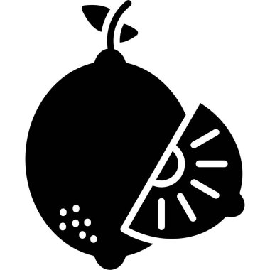 yiyecek meyve simgesi katı biçimde