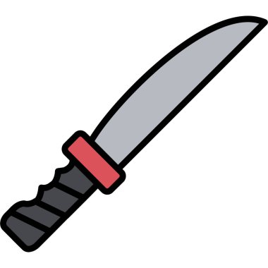 Bıçak ikonu. düzenlenebilir vektör dolum dizaynı