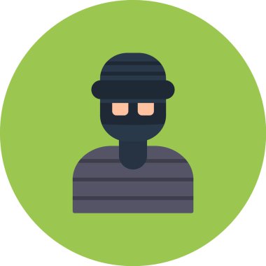 Hacker simgesi, vektör illüstrasyonu