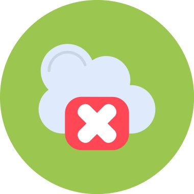 bulut indirme simgesi düz biçimli