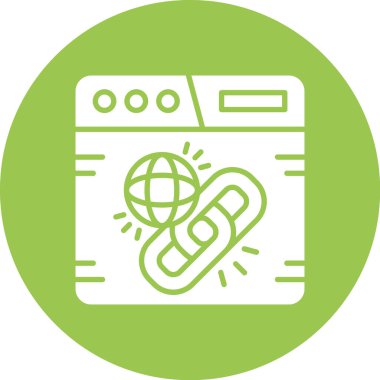 global vektör simgesi modern çizgi çizimi