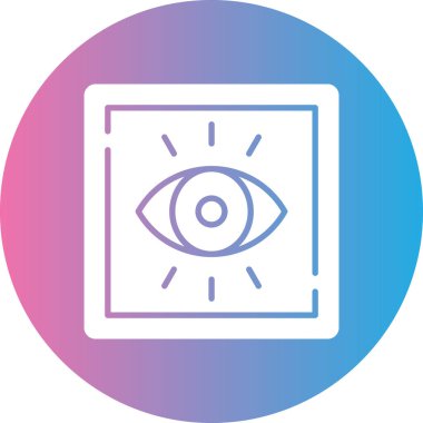 Göz simgesi vektör illüstrasyonu