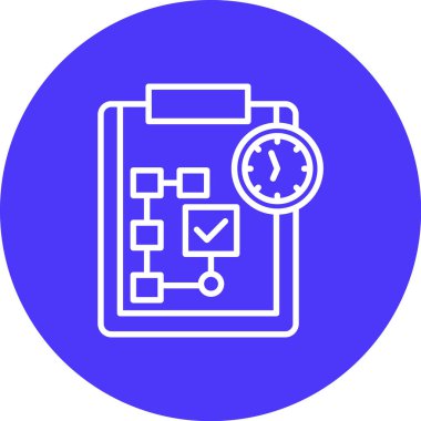 vektör Takvimi Simgesi illüstrasyonu