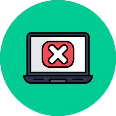 Ünlem işareti olan bilgisayar