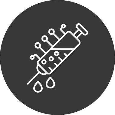 Bir simgenin vektör illüstrasyonu