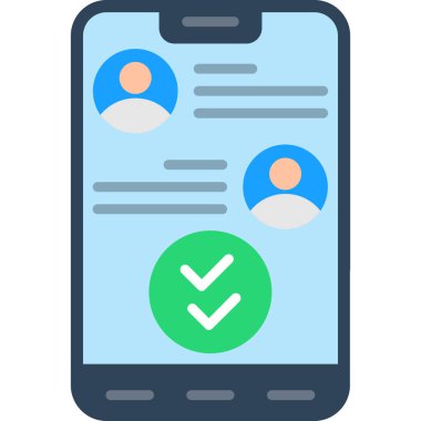 trend tasarım biçimi arkaplanındaki kontrol listesi simgesi.