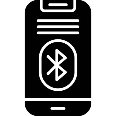 bluetooth. Web simgesi basit illüstrasyon