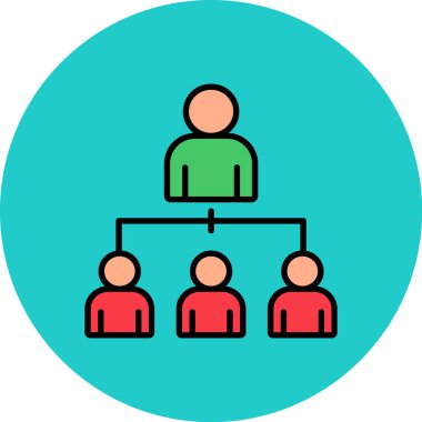 iş insanları vektör simgesi