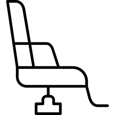 bank sandalye simgesi, taslak biçimi