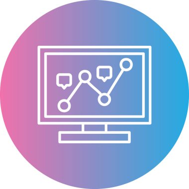 seo modern simgesinin vektör illüstrasyonu