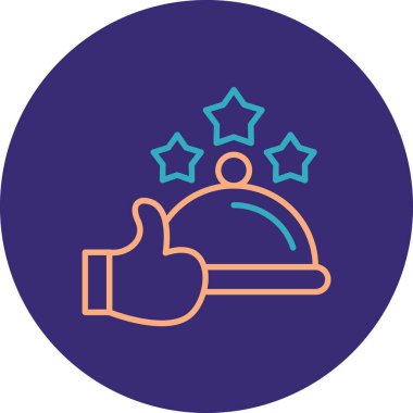 Bir şapka simgesinin vektör illüstrasyonu