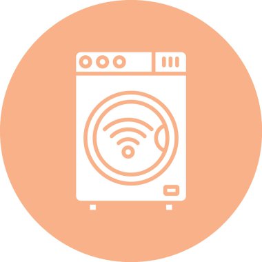 Modern b 'nin vektör illüstrasyonu radyo simgesinden yoksundur