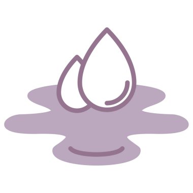 su damlası, illüstrasyon veya ikon vektör illüstrasyonu