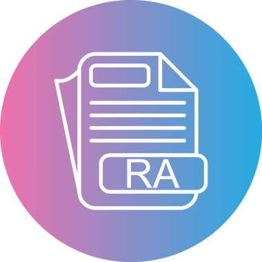 Dosya biçiminin vektör illüstrasyonu