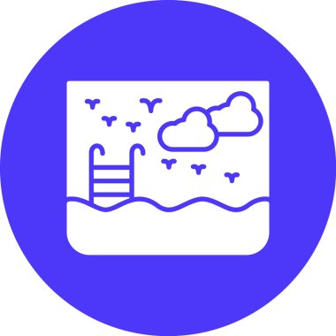 Gökkuşağı ve bulutların simgesi