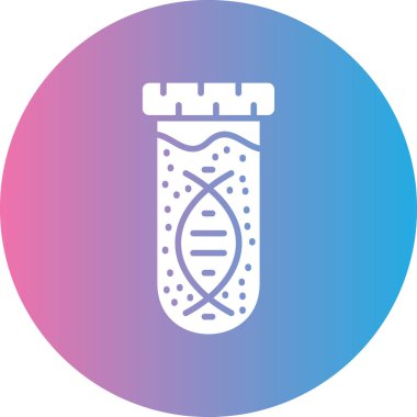 Bir test tüpünün vektör illüstrasyonu