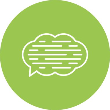 Konuşma baloncukları simgesi, vektör illüstrasyonu