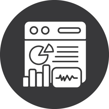 seo modern simgesinin vektör illüstrasyonu