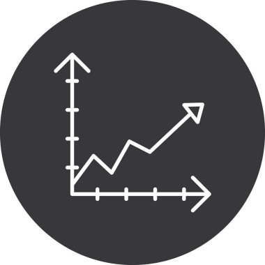 grafik ikonu vektör illüstrasyonu