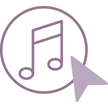 müzik çalıcı satır vektörü simgesi