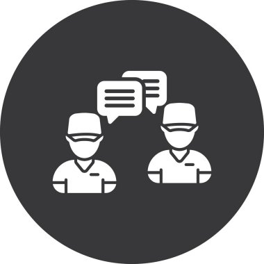 trend biçimi izole edilmiş arkaplan istemcisi simgesi