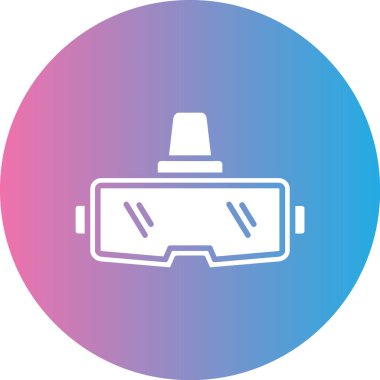 Vr. Web simgesi basit illüstrasyon