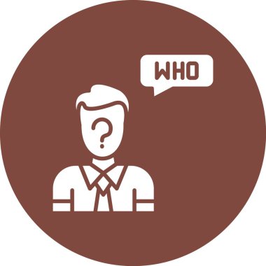 Beyaz arkaplanda izole edilmiş düz biçimli soru işareti simgesi.