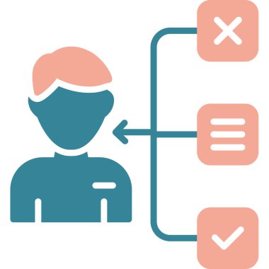 veri merkezi düz simgesi, vektör illüstrasyonu, düz tasarım