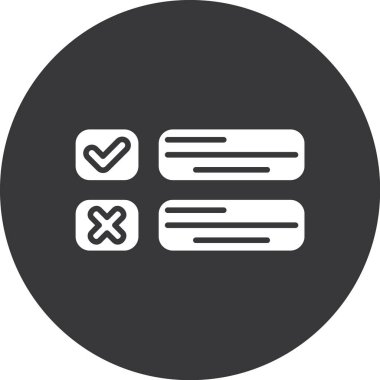 trend biçimi izole edilmiş arkaplanda kontrol listesi simgesi