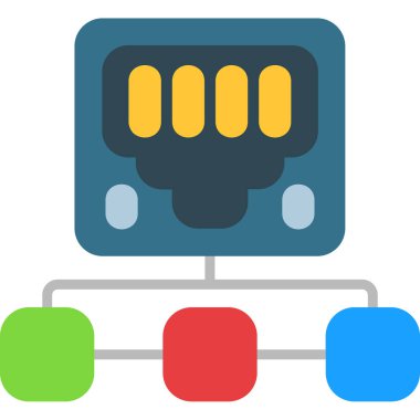 İş ikonu. vektör illüstrasyonu.