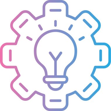 Ampul. Web simgesi basit illüstrasyon