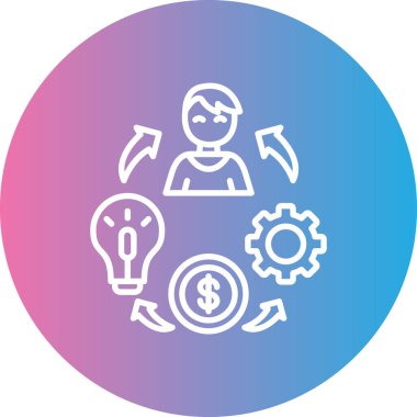 fikir konsepti vektör illüstrasyonu