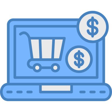 İnternetten alışveriş. Basit tasarım