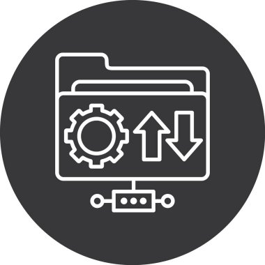 seo modern simgesinin vektör illüstrasyonu