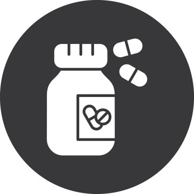 Tıp simgesi vektör illüstrasyonu