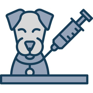 Köpek veteriner hayvan ikonu