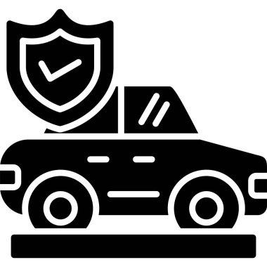 sigorta otomobili sigorta simgesi