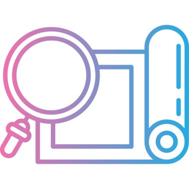 arama web simgesi vektör illüstrasyonu