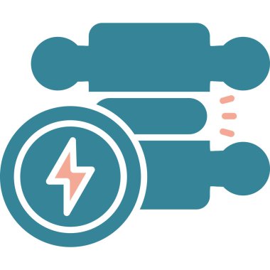 güç vektör simgesi modern illüstrasyon