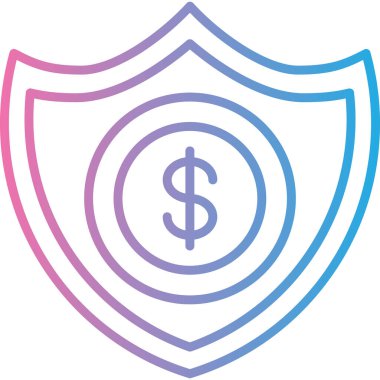 Para için. Web simgesi basit illüstrasyon