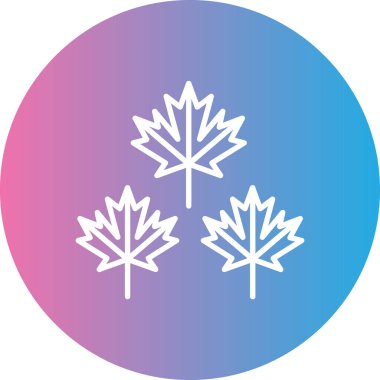 Akçaağaç Yaprağı vektör simgesi