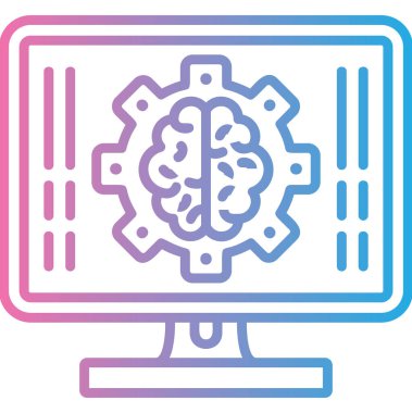 Yapay Zeka. Web simgesi