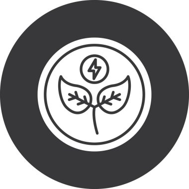 Bir yaprağın vektör illüstrasyonu