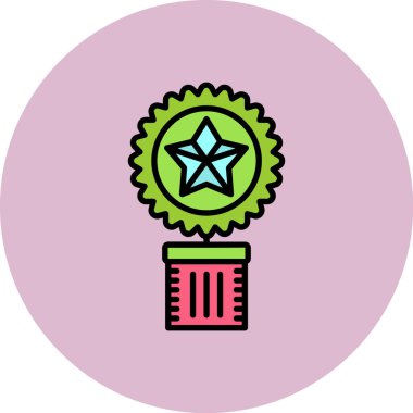 ödül vektör simgesi modern basit illüstrasyon