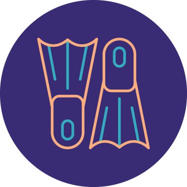 Bir dürbünün vektör çizimi