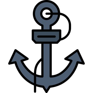 çapa simgesi vektör illüstrasyonu