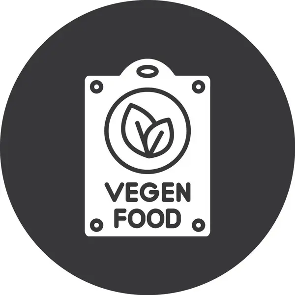 vektör gıda etiketi simgesi