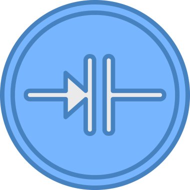 Müzik simgesi vektör illüstrasyonu