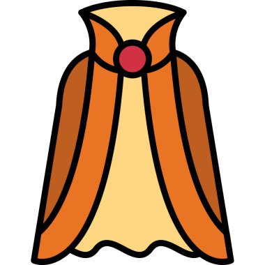 Cadılar Bayramı cadısının karikatür çizimi.