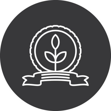 Eşsiz Yaprak Vektör Satır Simgesi